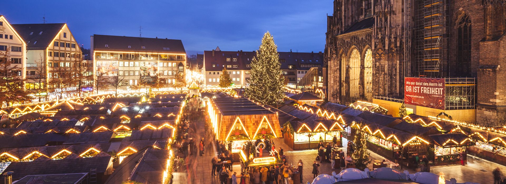 Christmas time at the city of Ulm/Neu-Ulm